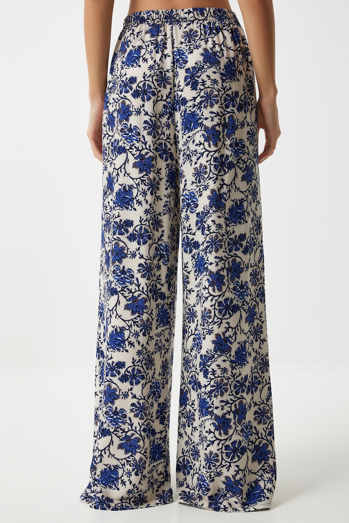 DESENLİ DÖKÜMLÜ VİSKON PALAZZO PANTOLON