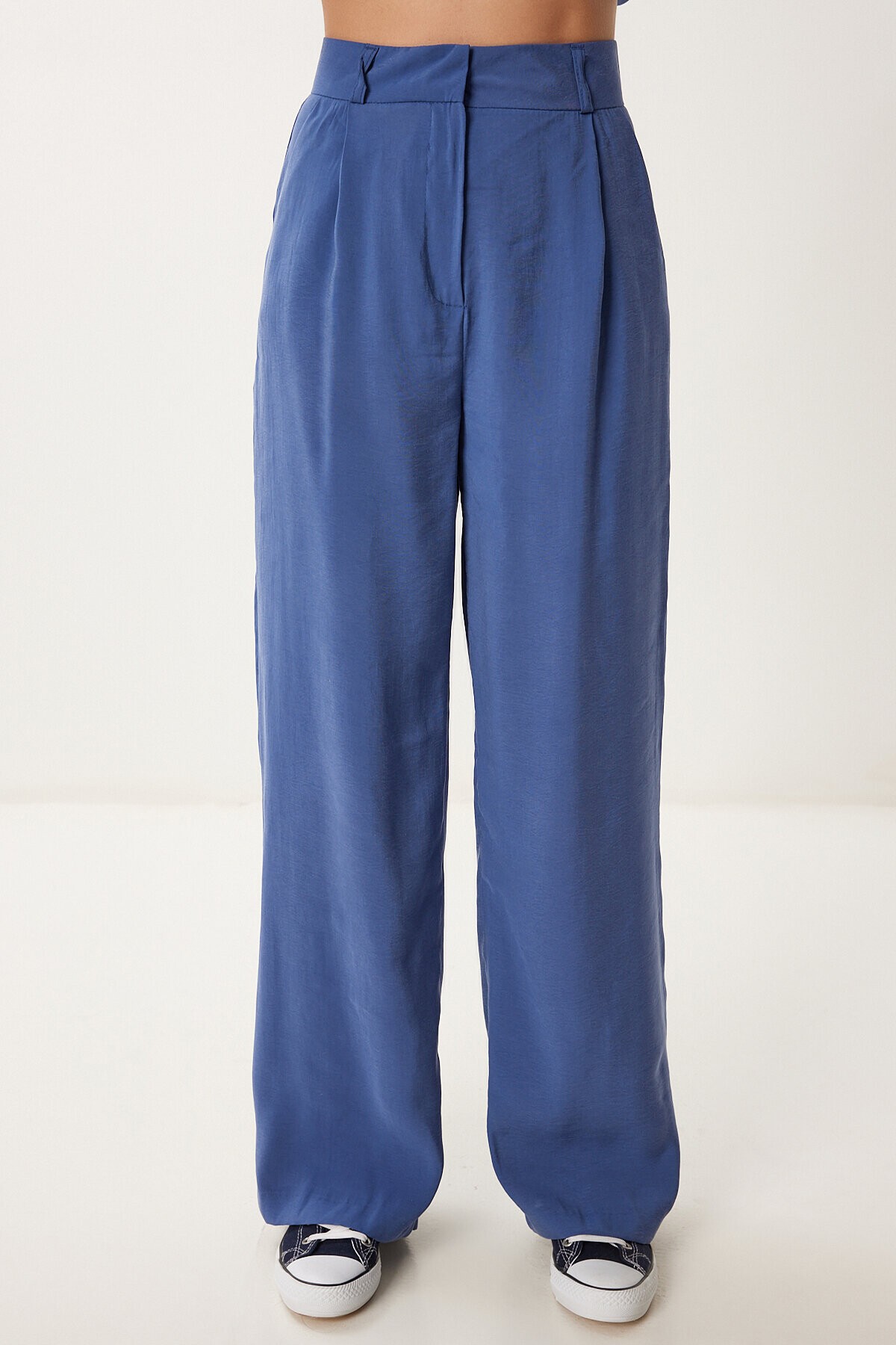 Modal Bluz Pantolon Takım İNDİGO MAVİ HBV0008