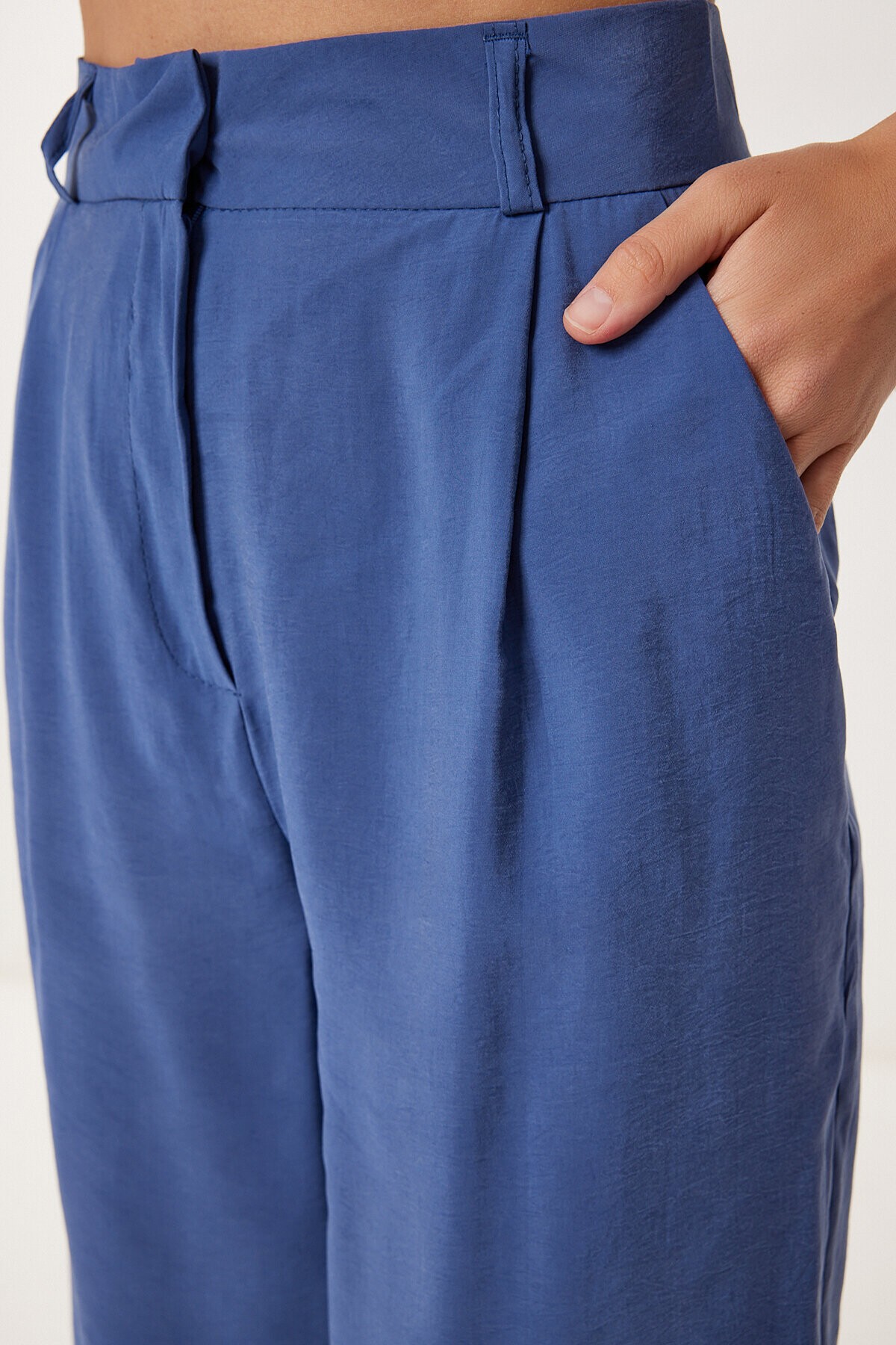 Modal Bluz Pantolon Takım İNDİGO MAVİ HBV0008