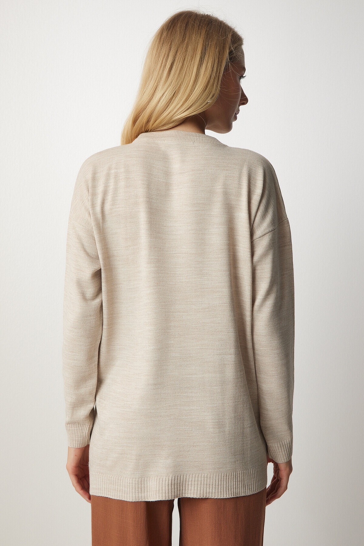 Bisiklet Yaka Basic Kazak BEJ LBV0035