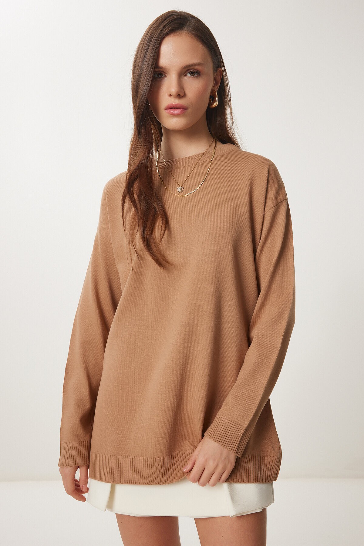 Bisiklet Yaka Basic Kazak BİSKÜVİ LBV0035