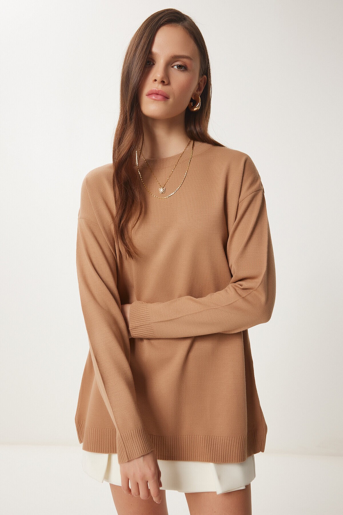 Bisiklet Yaka Basic Kazak BİSKÜVİ LBV0035