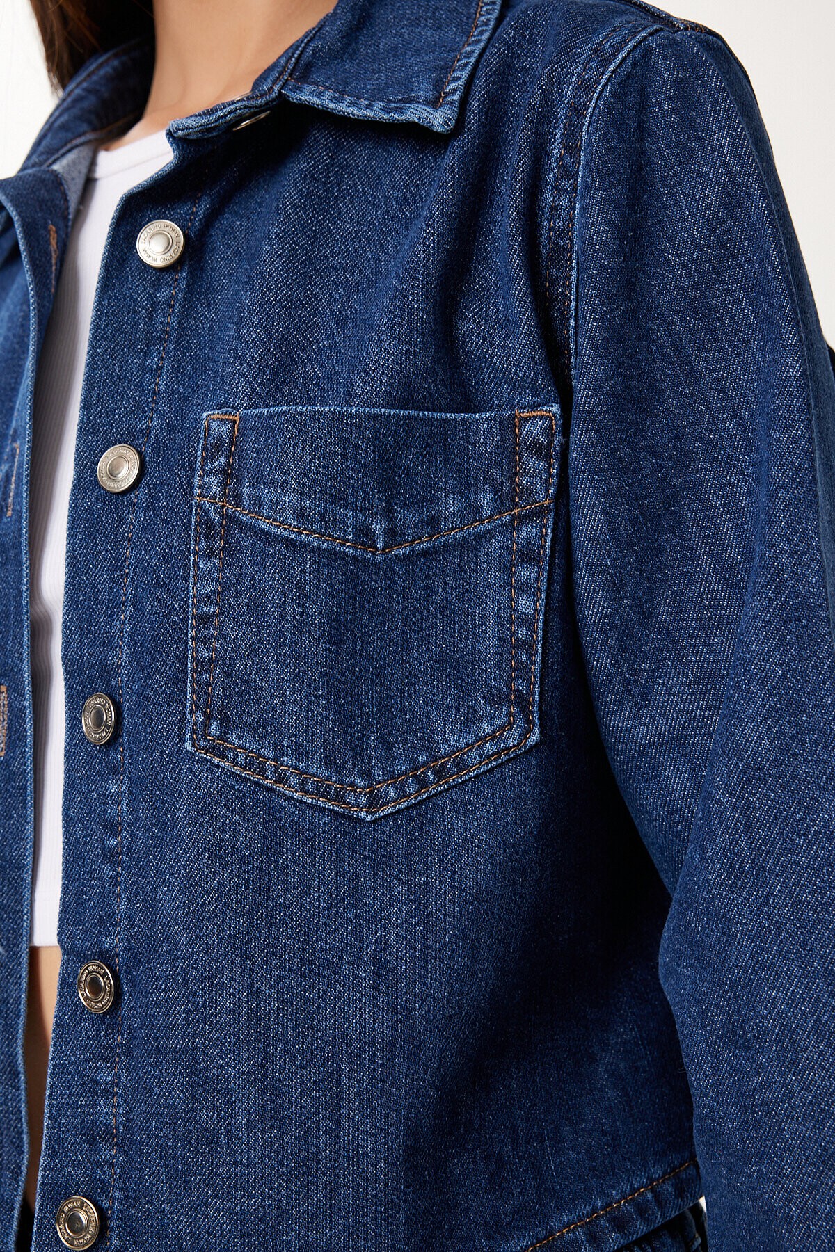 Denim Ceket Pantolon Takım KOYU MAVİ LAC0003