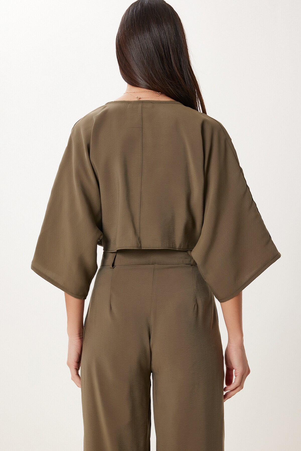 Modal Bluz Pantolon Takım HAKİ LBV0069