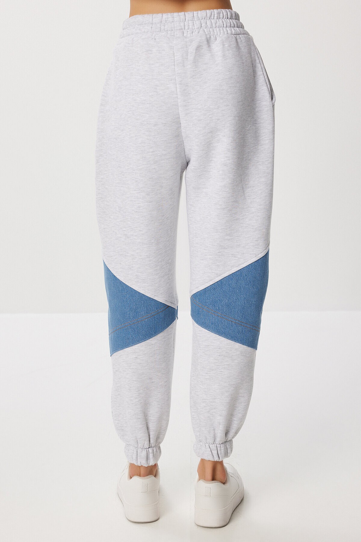 Blok Denimli Alt-Üst Takım AÇIK GRİ LFG0168