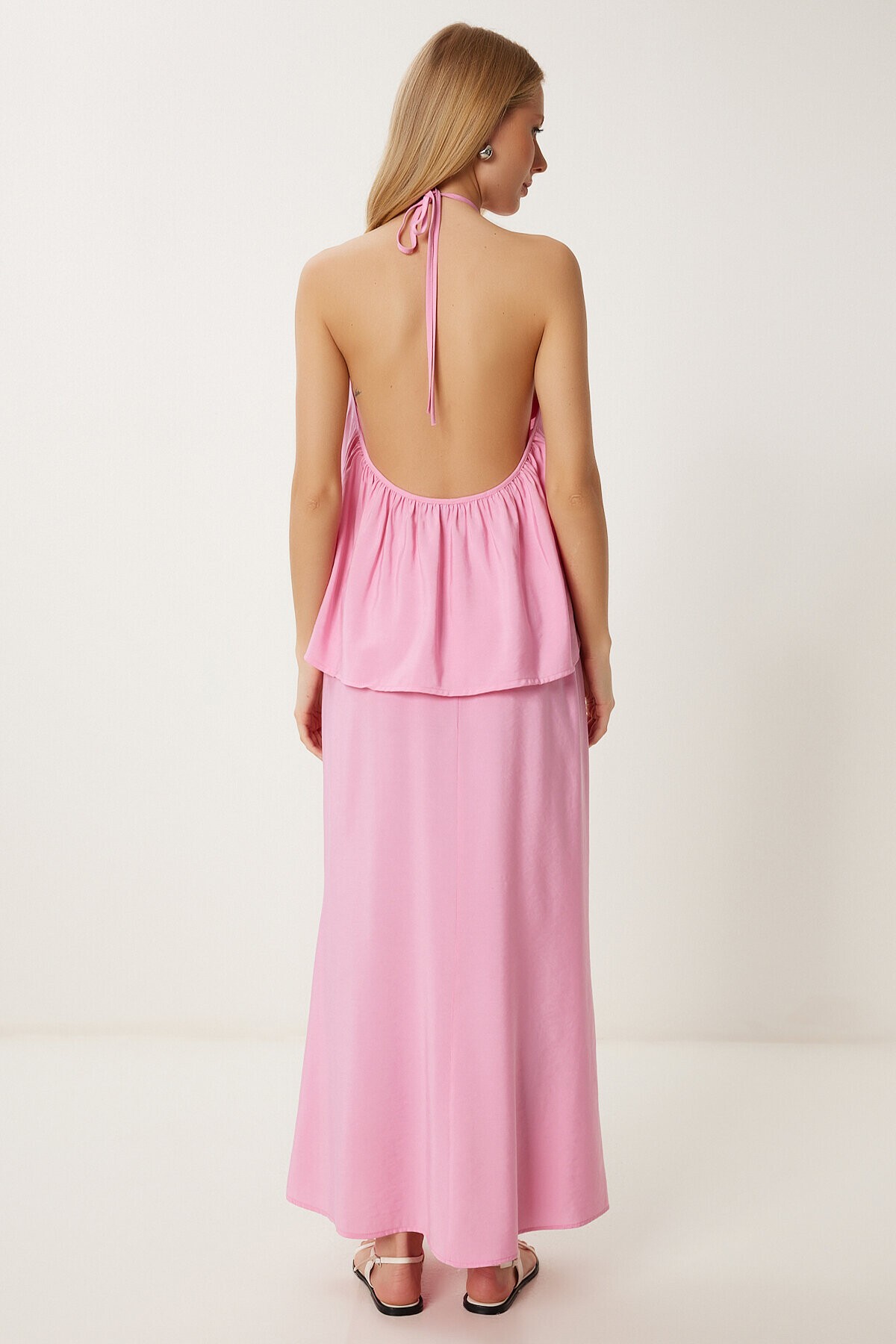Modal Bluz Etek Takım PEMBE LHL0006