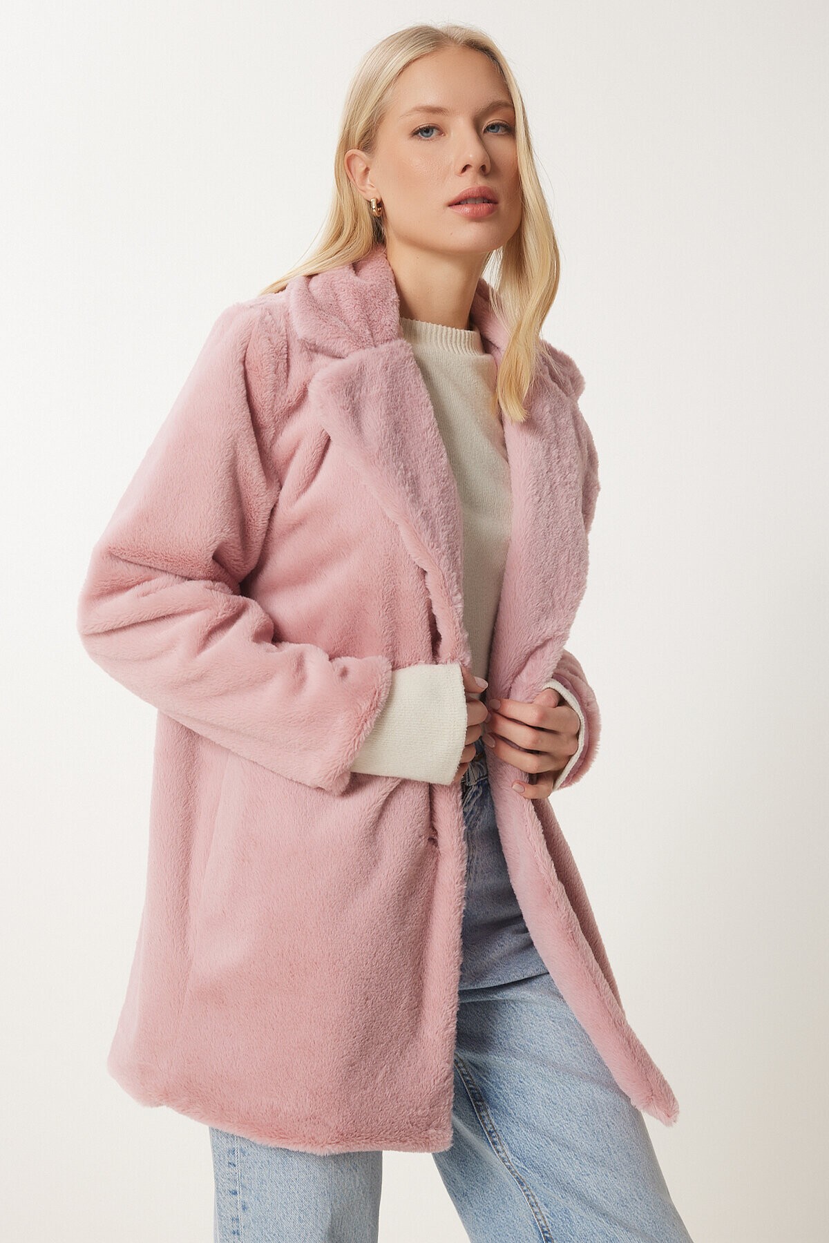 Suni Kürk Kaban PEMBE LRV0024