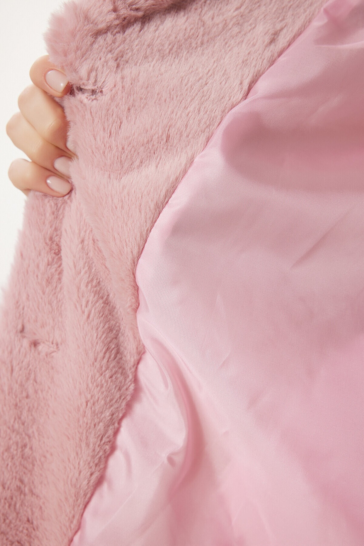 Suni Kürk Kaban PEMBE LRV0024