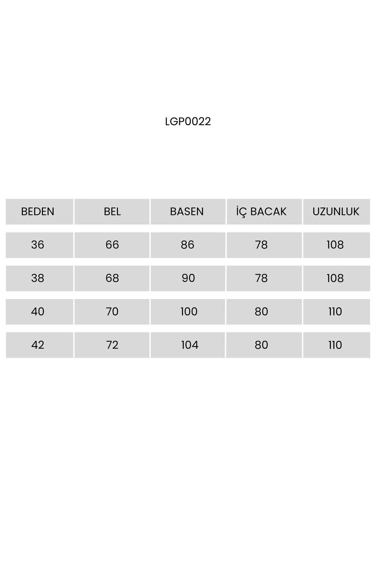 Cırtlı Poliviskon Palazzo Pantolon KAHVERENGİ LGP0022