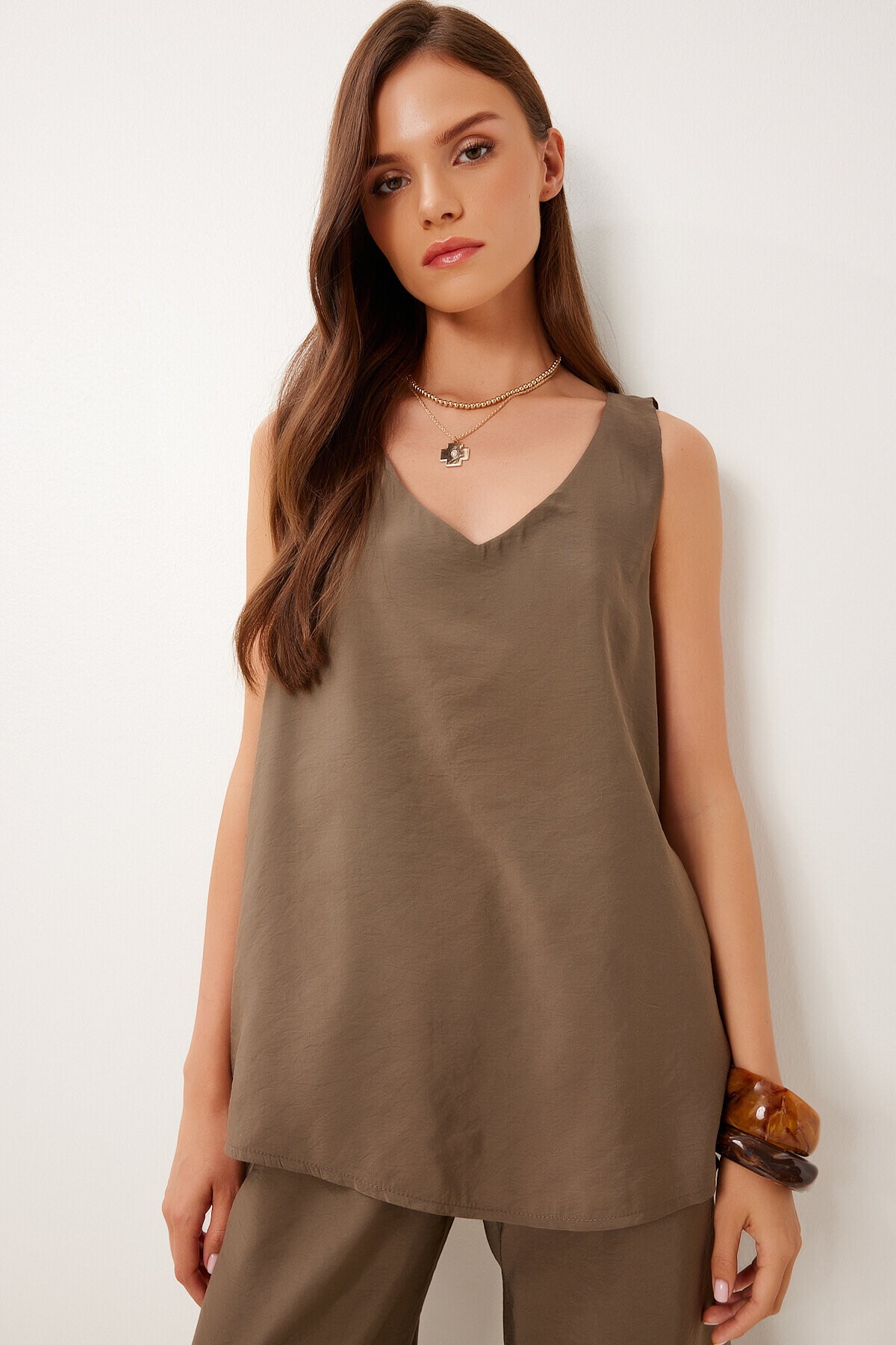Modal Bluz Pantolon Takım HAKİ LMC0059