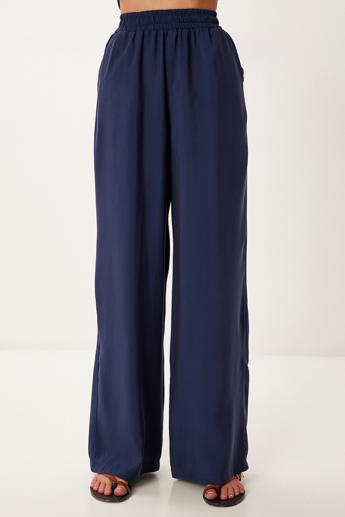 Modal Bluz Pantolon Takım LACİVERT LMC0059