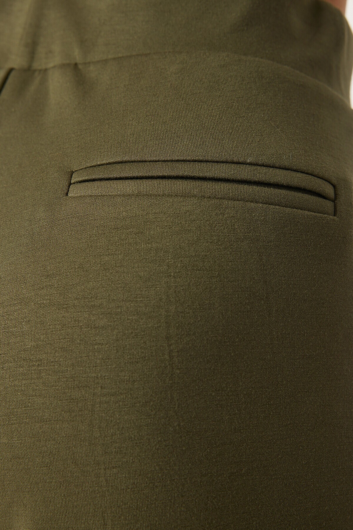 Rahat Geniş Paça İnterlok Pantolon HAKİ LUB0067