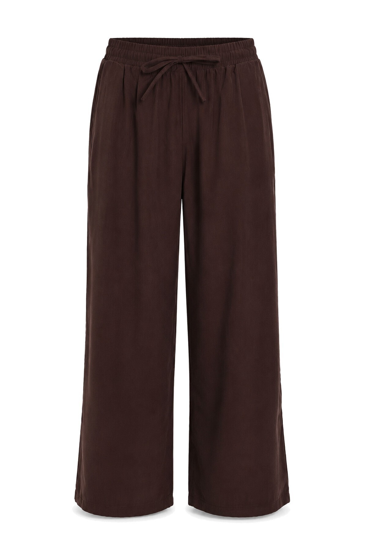 3’lü Gömlek Bluz Pantolon Gabardin Takım KAHVERENGİ LBY0071