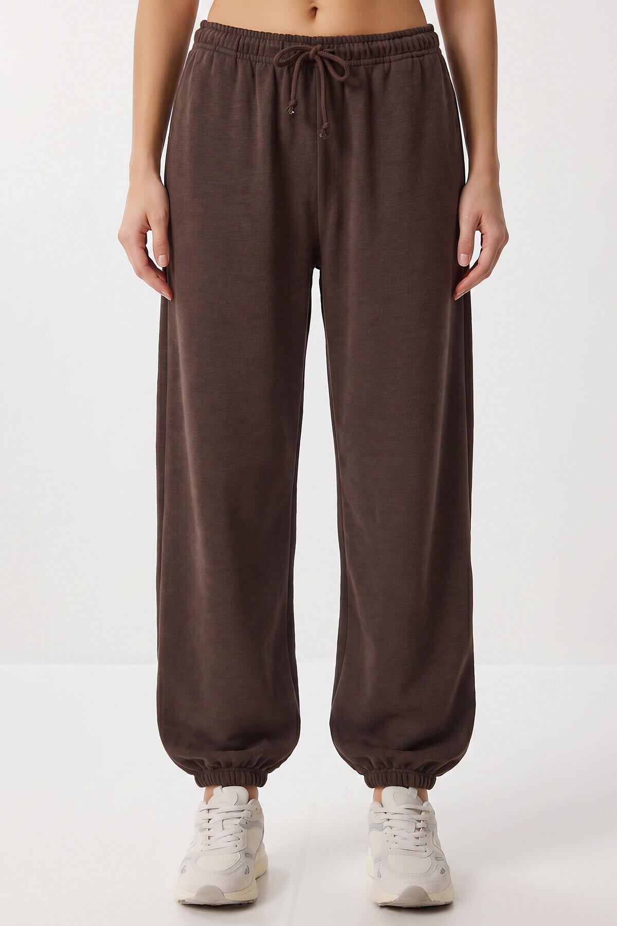 Cepli Modal Jogger Eşofman Altı KAHVERENGİ LUB0365