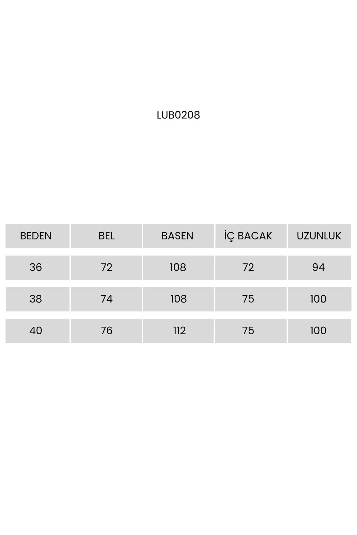 Geniş Paça Dökümlü Modal Pantolon AÇIK SARI LUB0208