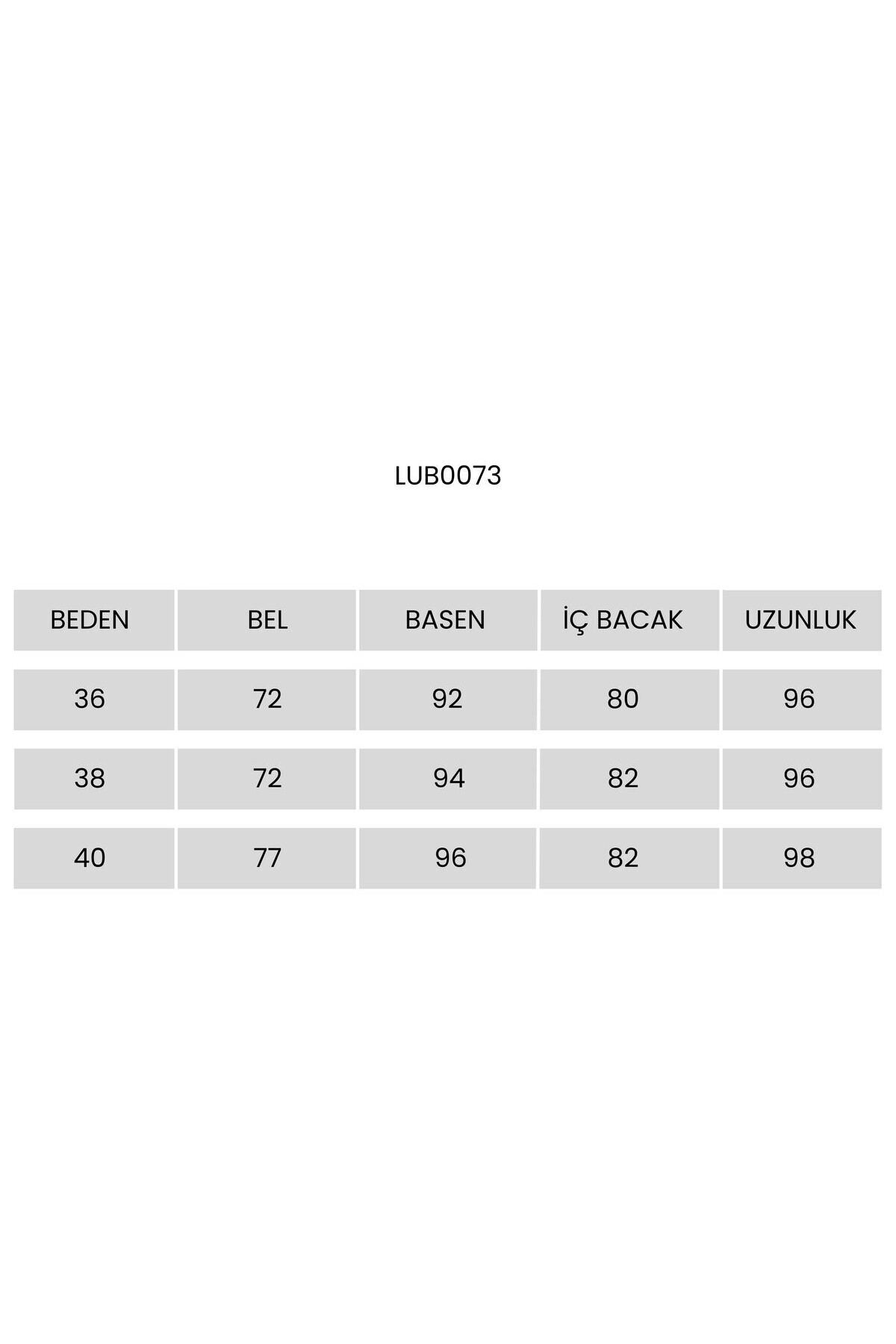 Geniş Paça Rahat Yumoş Pantolon BEJ LUB0073