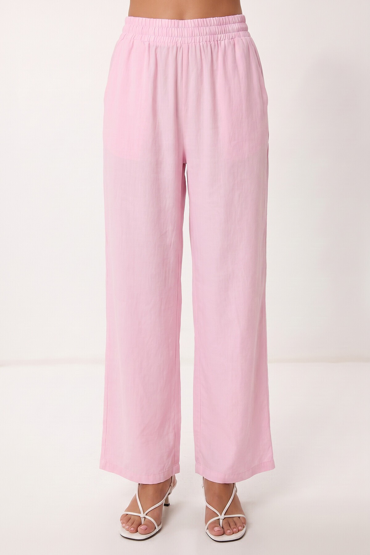 Modal Bluz Pantolon Takım ŞEKER PEMBE LMC0059