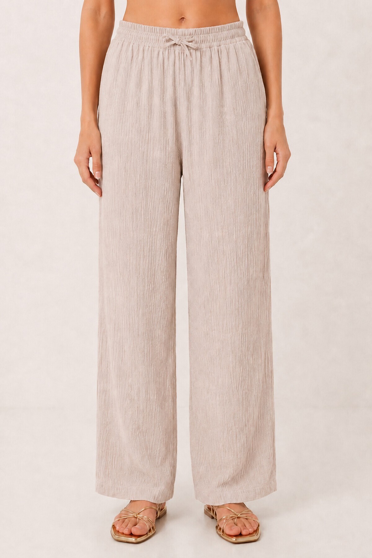 Oversize Müslin Gömlek Pantolon Takım TAŞ LSA0014