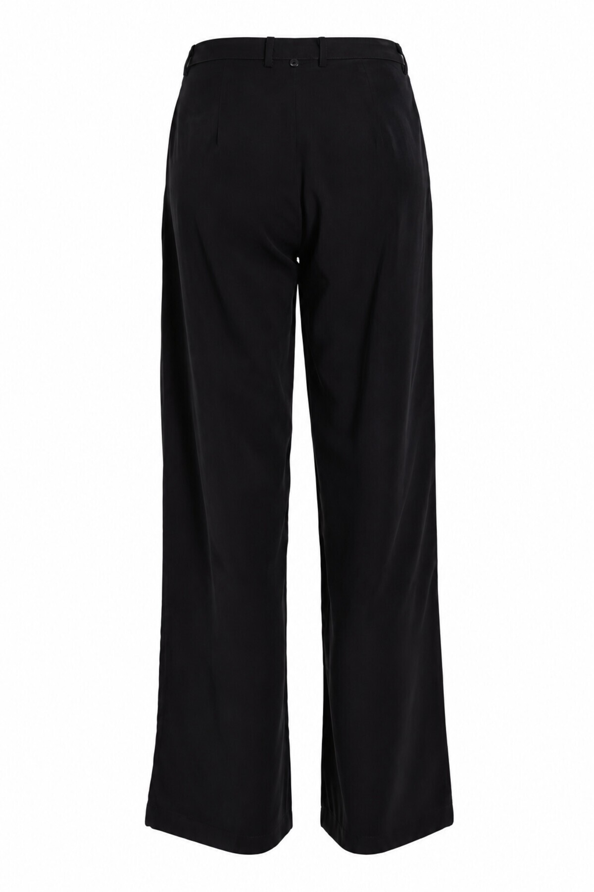 Gömlek Bağlama Detaylı Tencel Pantolon SİYAH LBY0074