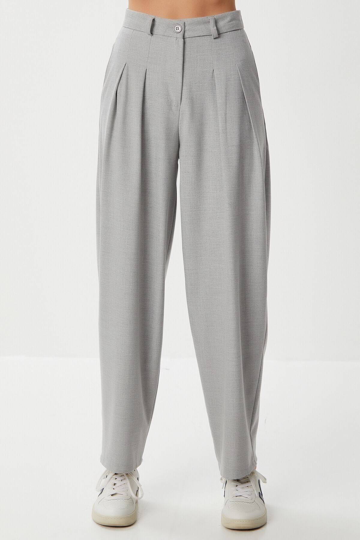 Pensli Poliviskon Balon Pantolon GRİ LGP0033