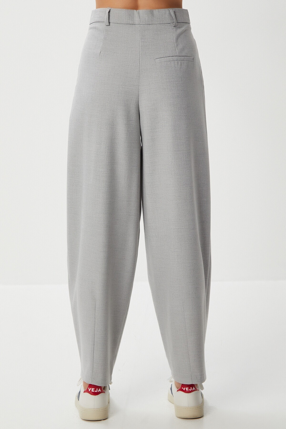 Pensli Poliviskon Balon Pantolon GRİ LGP0033