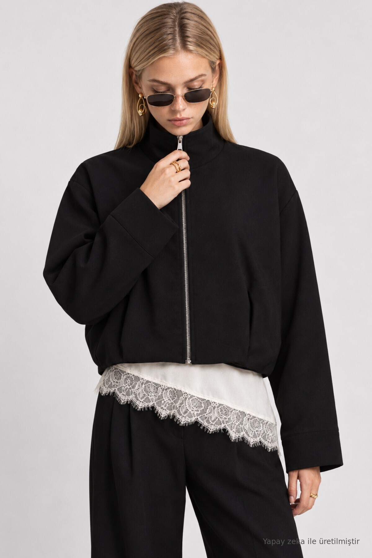 Bomber Ceket Pantolon Premium Selection Takım SİYAH LBY0100