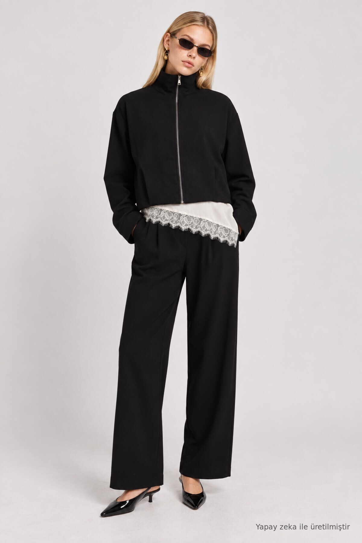 Bomber Ceket Pantolon Premium Selection Takım SİYAH LBY0100