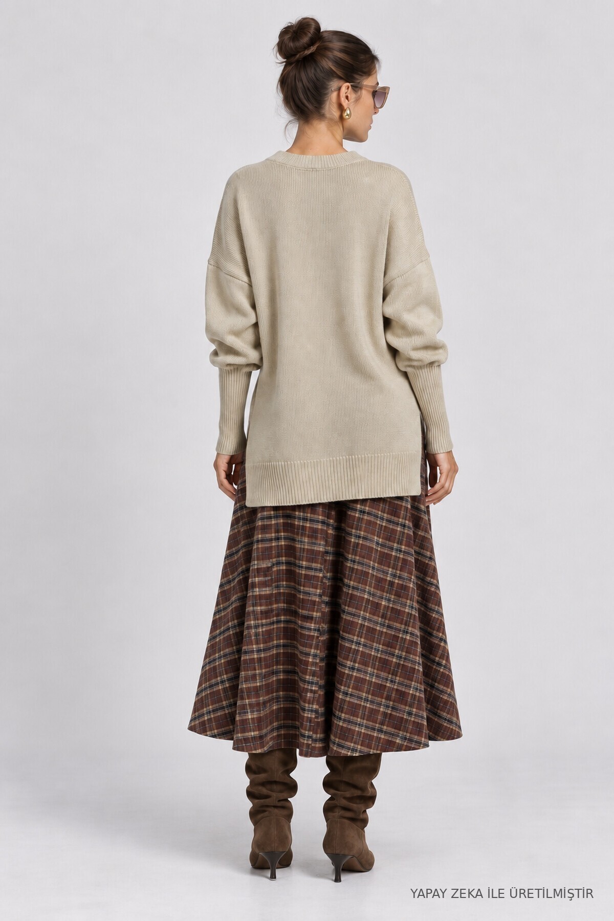 Oversize Basic Triko Kazak TAŞ LKİ0072