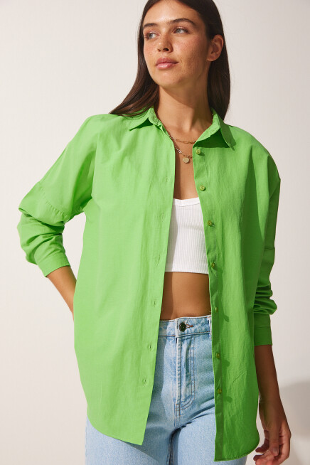 OVERSIZE UZUN BASIC GÖMLEK