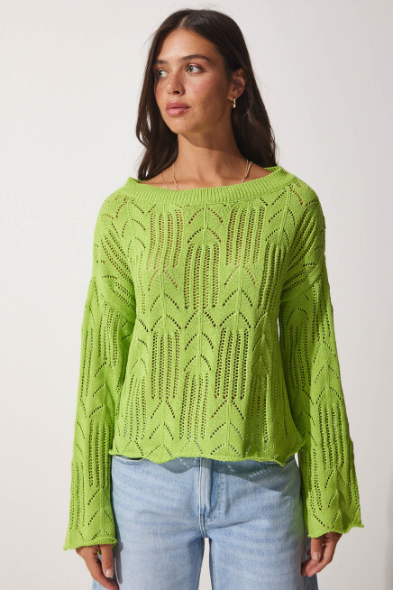 AJURLU YAZLIK TRİKO KAZAK