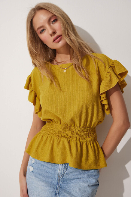 FIRFIRLI ÖRME BLUZ