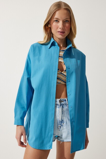 OVERSIZE UZUN BASIC GÖMLEK