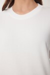 2li Paket Pamuklu Basic Örme T-shirt SİYAH BEYAZ LAG0002