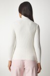 Balıkçı Yaka Fitilli Basic Kazak KEMİK LBV0029