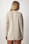 Bisiklet Yaka Basic Kazak BEJ LBV0035