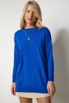 Bisiklet Yaka Basic Kazak MAVİ LBV0035