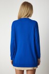 Bisiklet Yaka Basic Kazak MAVİ LBV0035