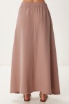 Cepli Kloş Müslin Etek SÜTLÜ KAHVE LBV0067
