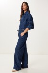 Denim Ceket Pantolon Takım KOYU MAVİ LAC0003