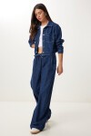 Denim Ceket Pantolon Takım KOYU MAVİ LAC0003