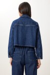Denim Ceket Pantolon Takım KOYU MAVİ LAC0003