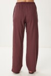 Keten Bluz Pantolon Takım MÜRDÜM HMC0001