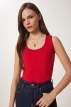 Kolsuz Sandy Bluz KIRMIZI LAN0029