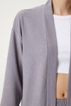 Örme Kimono Pantolon Takımı TAŞ GRİSİ LBY0001