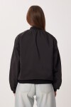 Oversize Mevsimlik Bomber Ceket SİYAH LAX0004