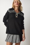 Polo Yaka Triko Kazak SİYAH LBV0031