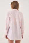 Oversize Basic Gömlek AÇIK PEMBE LDD0003