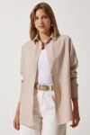 Oversize Basic Gömlek BİSKÜVİ LDD0003