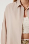 Oversize Basic Gömlek BİSKÜVİ LDD0003