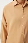 Oversize Basic Gömlek CAMEL LDD0003